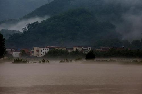 guangdong rural flooding landslides