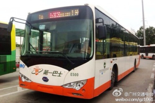 byd guangzhou bus electric commute