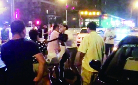 beijing bmw traffic collision whipping
