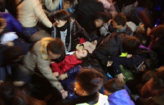 shanghai new years eve trample tragedy