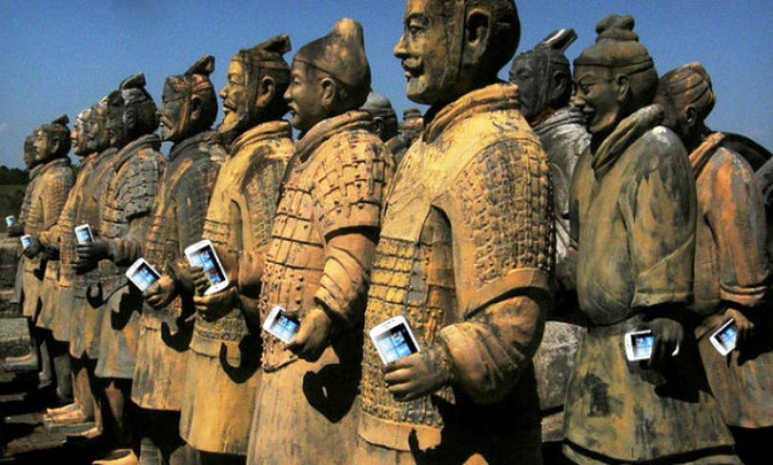 social media terracotta warriors