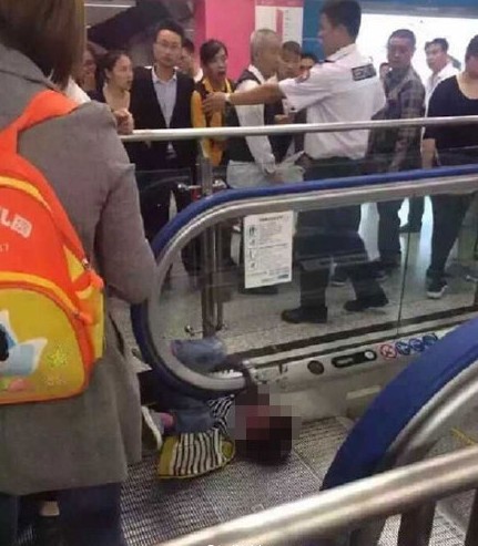 chongqing escalator fatality 