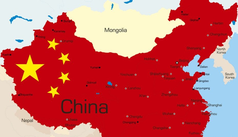 map of china