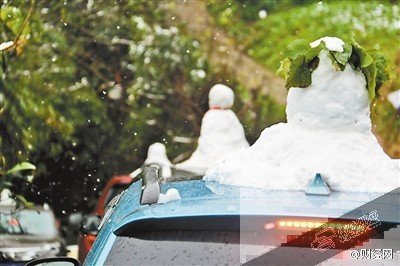 chongqing car snowmen
