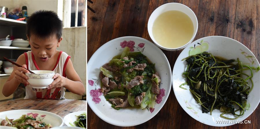 china students lunch schoolchildren