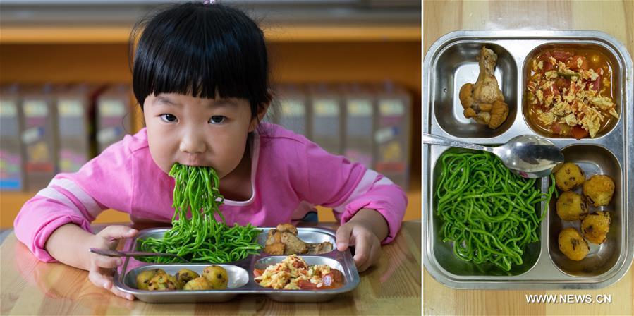 china students lunch schoolchildren