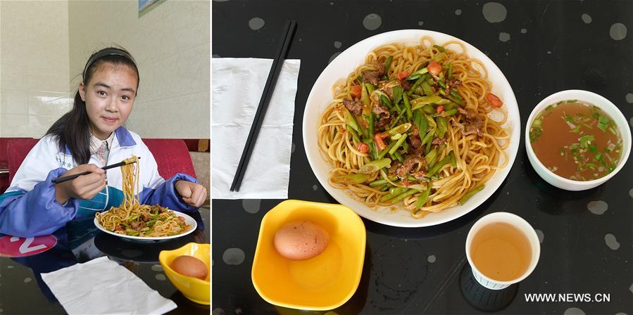 china students lunch schoolchildren